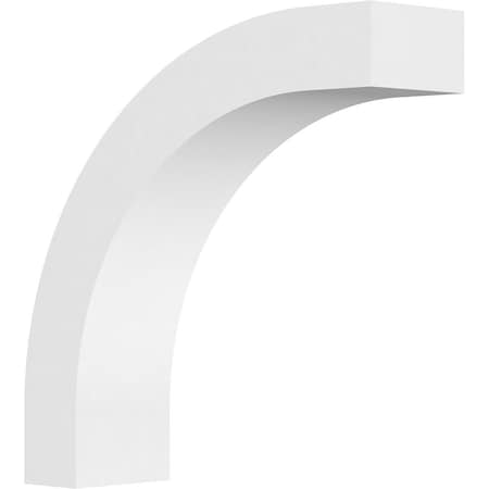 Ekena Millwork 3"W x 12"D x 12"H Standard Heritage Architectural Grade PVC Knee Brace BRCP03X12X12HTG